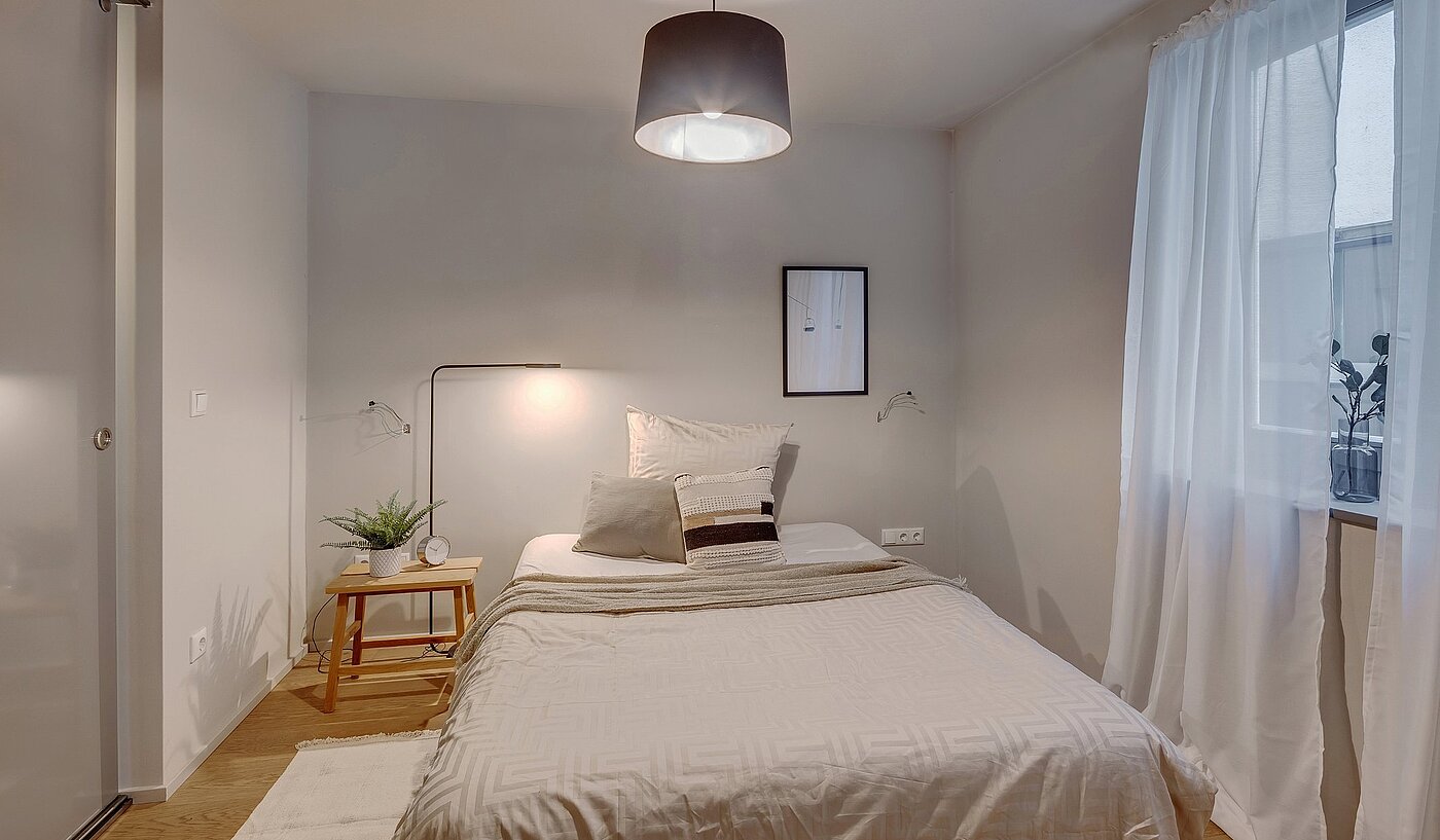 高架层 与 2 房间 | München-Lehel | 2012ML1 | Gemütliches Schlafzimmer...