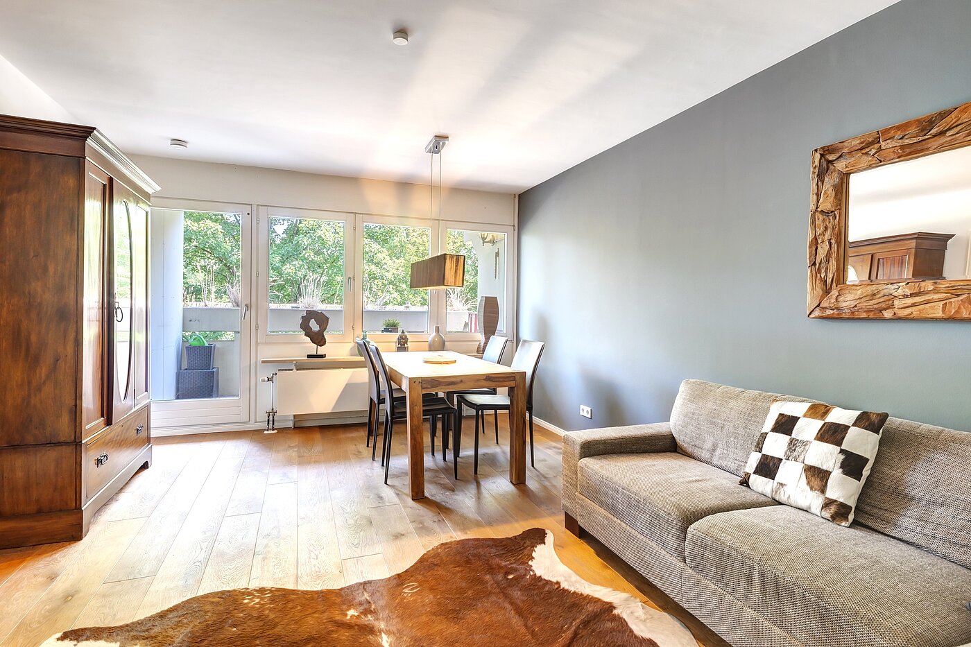 多层公寓 与 2 房间 | München-Obersendling | 701825 | ...mit großen Fensterfronten...