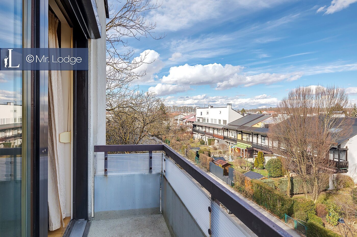 顶层公寓 与 4.5 房间 | Aschheim | 1802ML7 | Ausblick vom Balkon