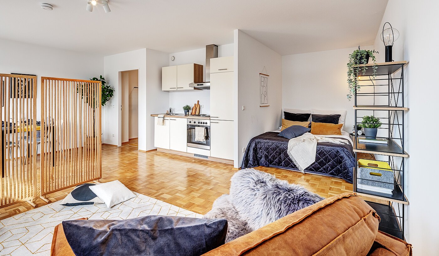 多层公寓 与 1 房间 | München-Milbertshofen | 2112ML4 | Blick zur...