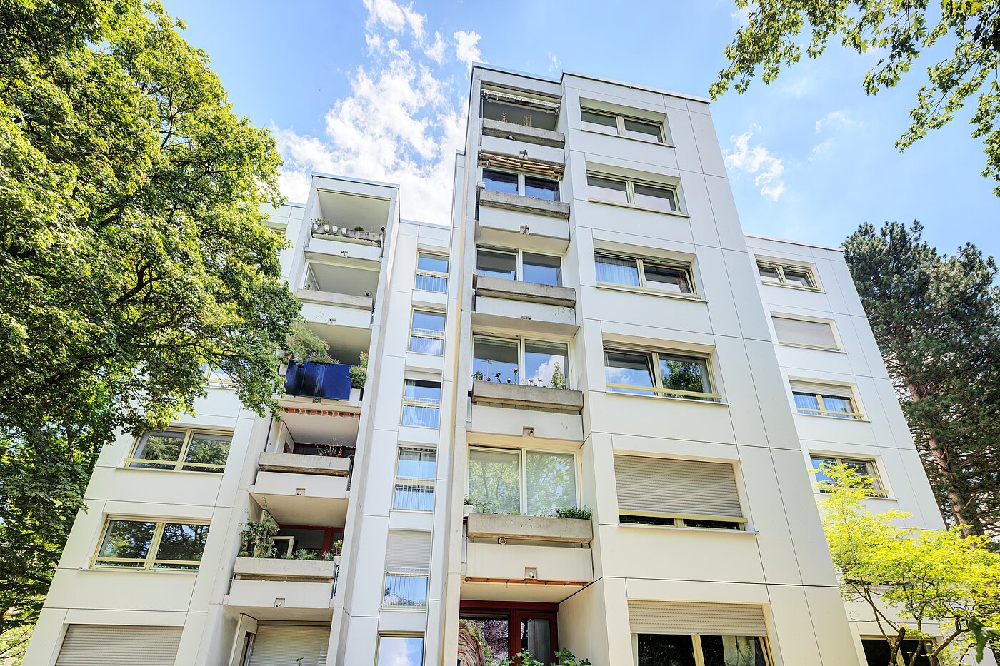 多层公寓 与 2 房间 | München-Hadern | 704101 | Außenansicht Richtung Wintergarten