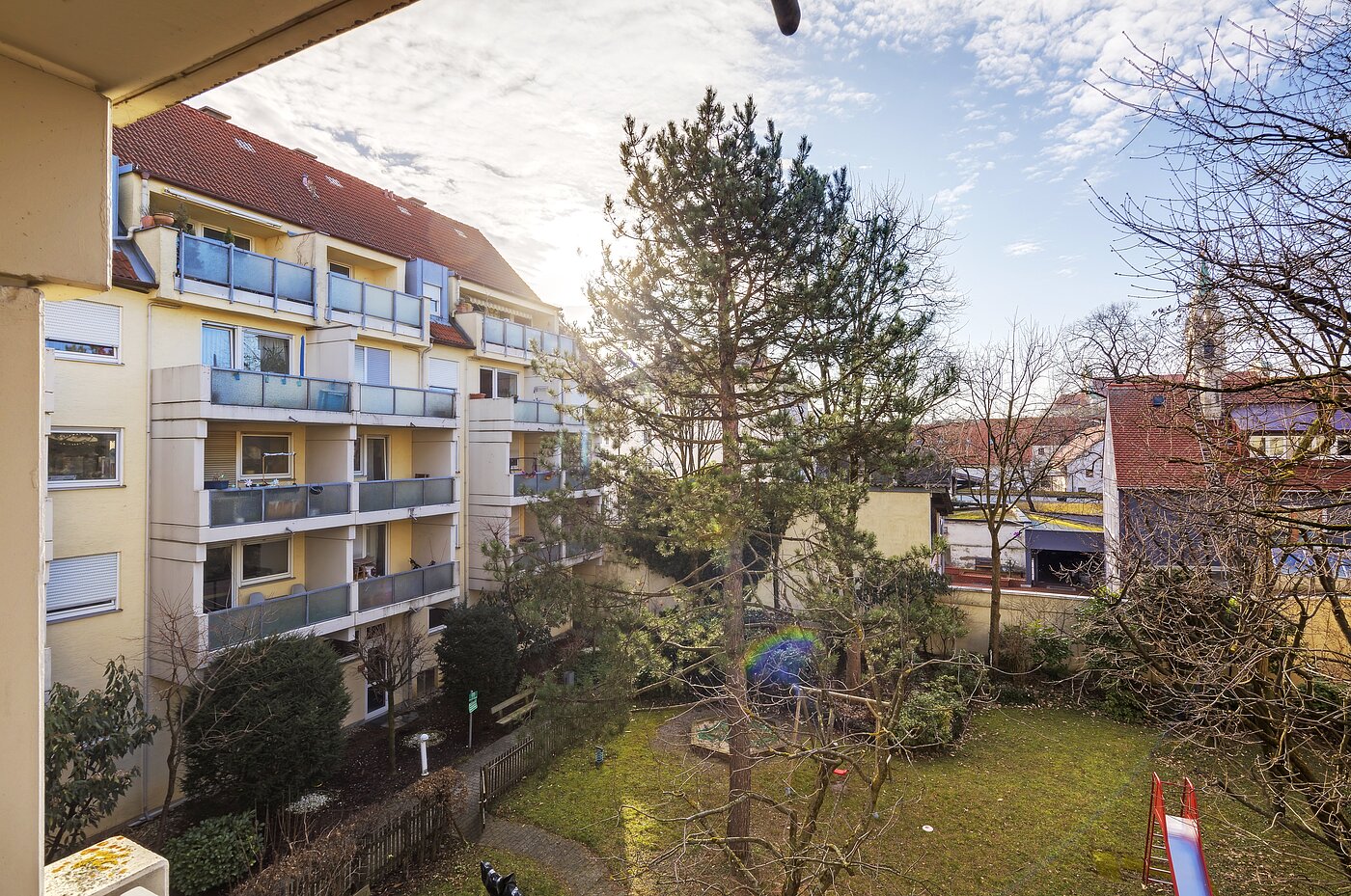 多层公寓 与 3 房间 | München-Sendling | 1712ML3 | Balkonaussicht