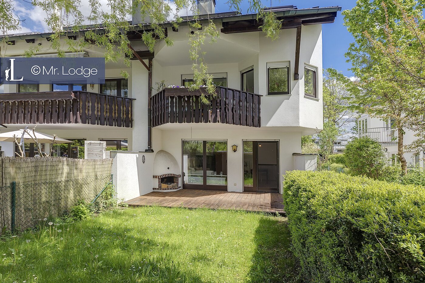 一楼公寓 与 2 房间 | München-Harlaching | 1704ML6 | Terrassenansicht