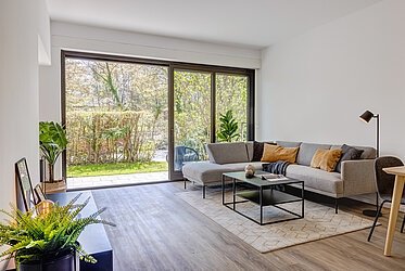 Obermenzing：位于 Nymphenburg 运河边、拥有 2.5 个房间的公寓