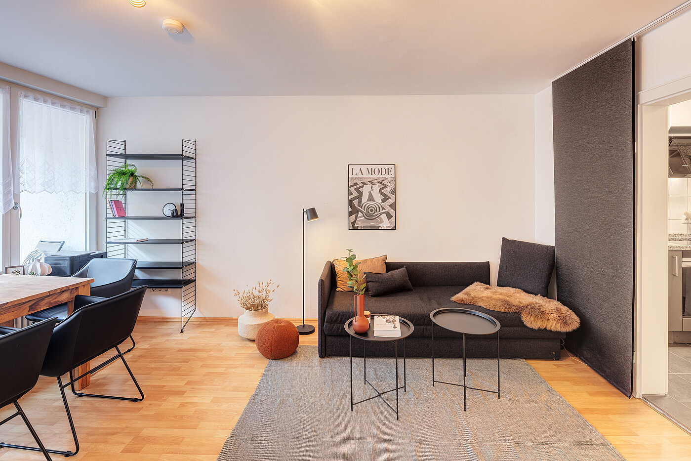 公寓 与 1 房间 | München-Schwabing | 70211 | Wohn-/Schlafbereich