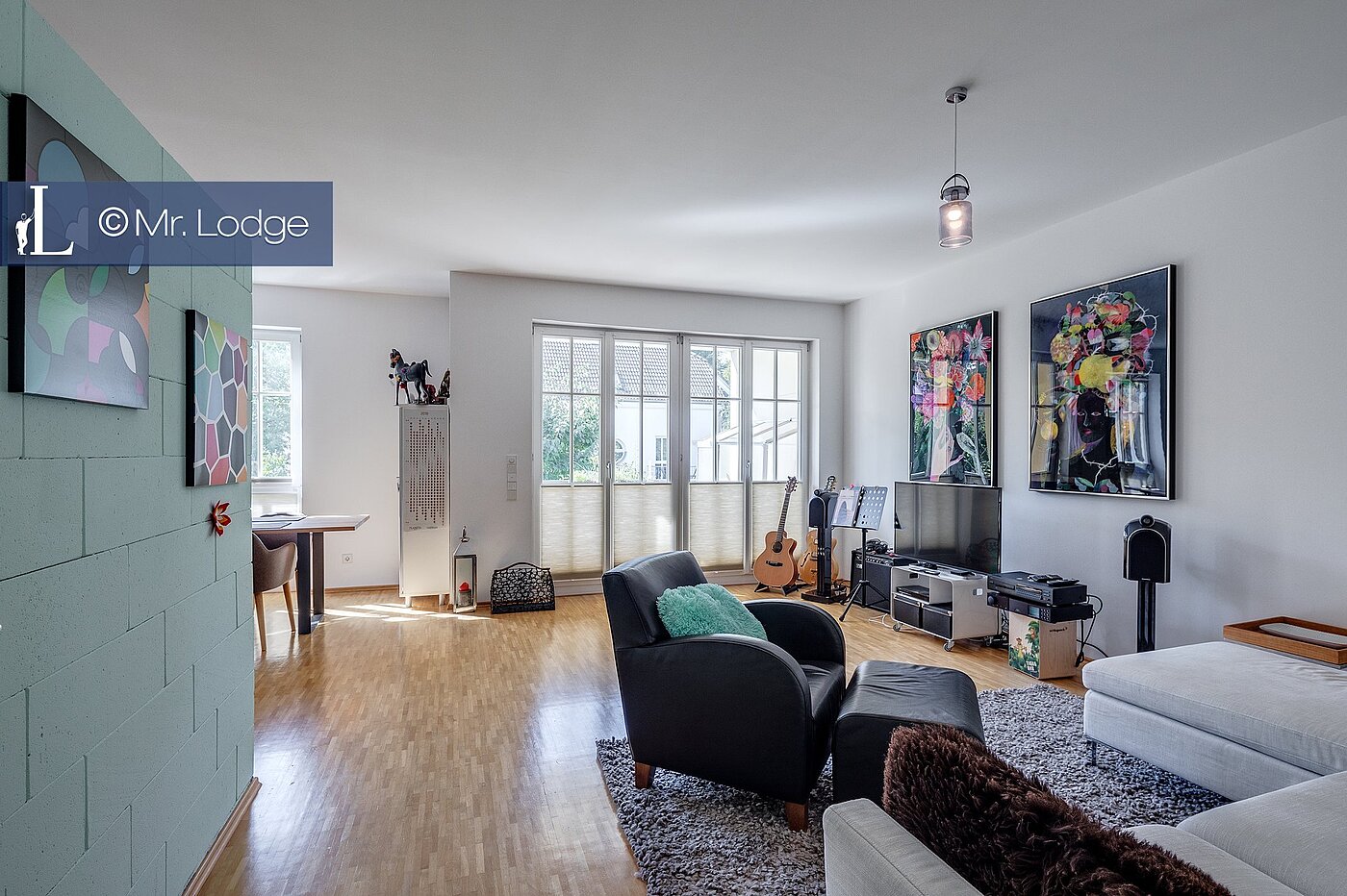 多层公寓 与 3 房间 | München-Solln | 1809D8 | Helles Wohnzimmer