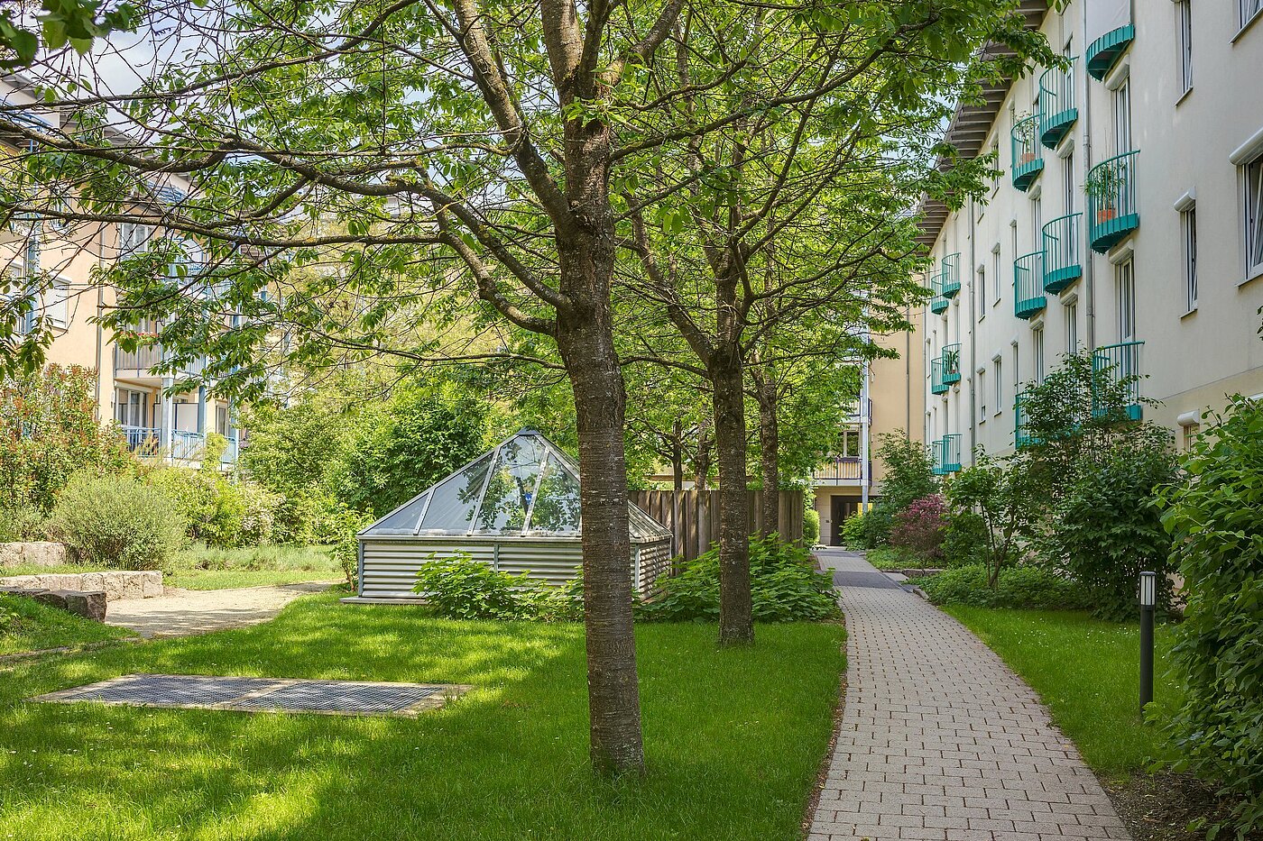 一楼公寓 与 1.5 房间 | München-Obersendling | 1805ML2 | ....grünen Innenhof