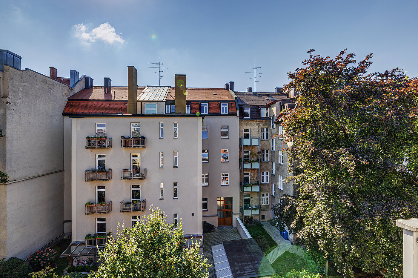 多层公寓 与 1 房间 | München-Schwabing | 70449 | ...in den Innehof
