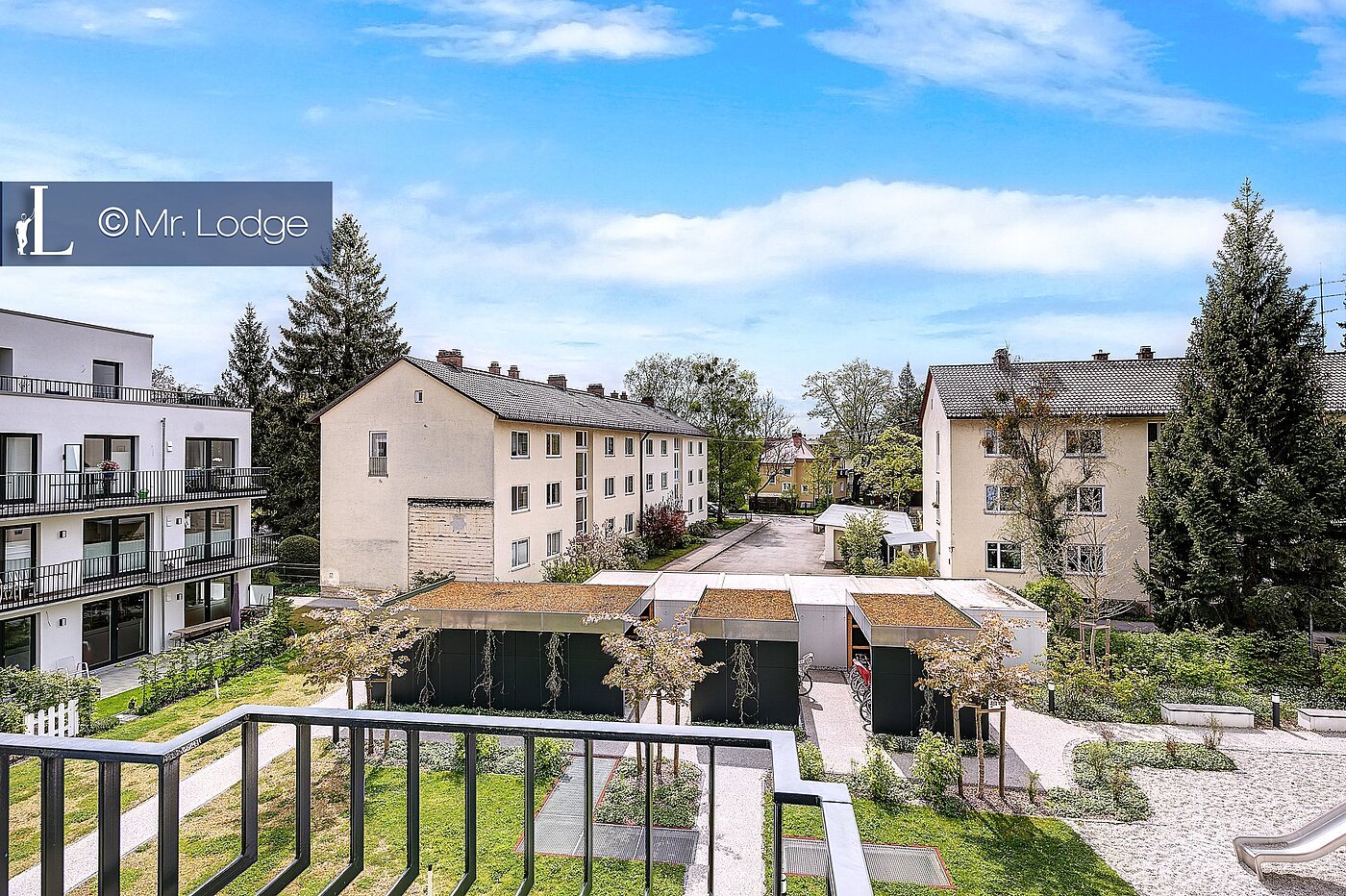 多层公寓 与 2 房间 | München-Sendling-Westpark | 1801ML3 | Blick vom Balkon