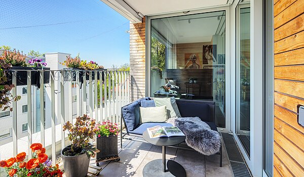 顶层公寓 与 2 房间 | München-Maxvorstadt | 704271 | Süd-Terrasse
