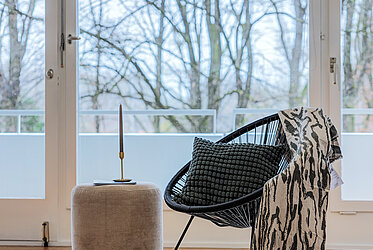 Bogenhausen：宽敞的3.5居室公寓，绿意盎然，地处市中心