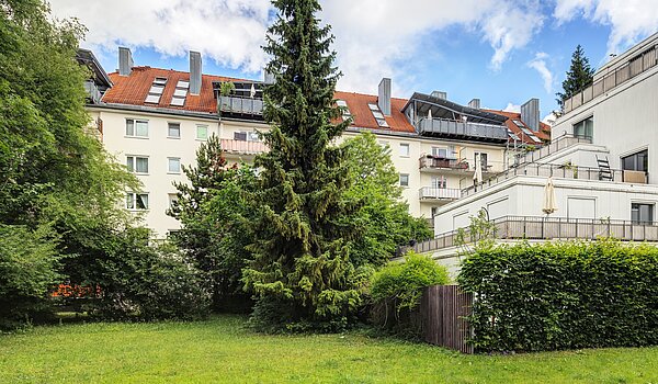 多层公寓 与 1 房间 | München-Schwabing | 70454 | Gartenseite