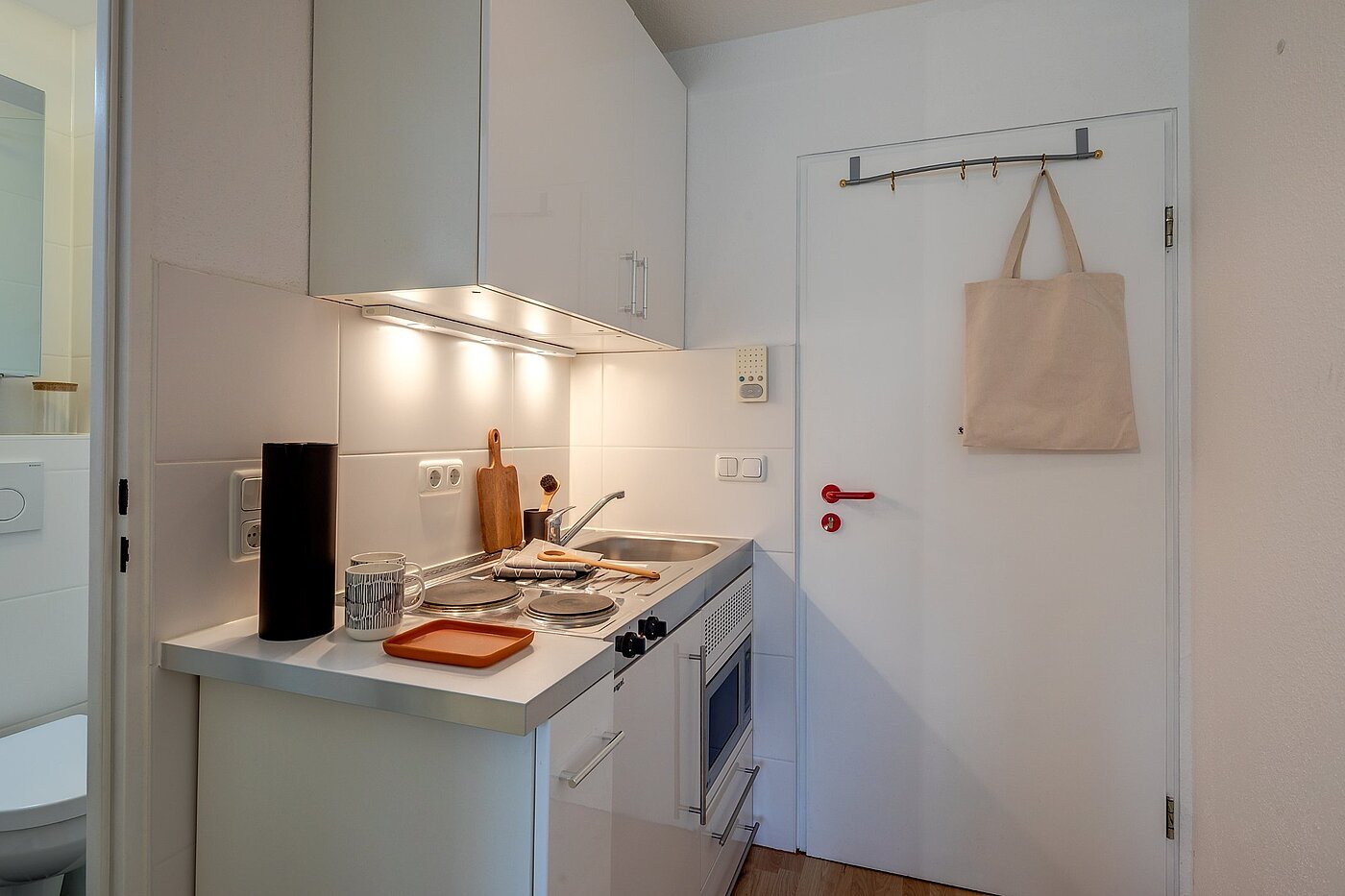 多层公寓 与 1 房间 | München-Trudering | 1903ML4 | Kitchenette