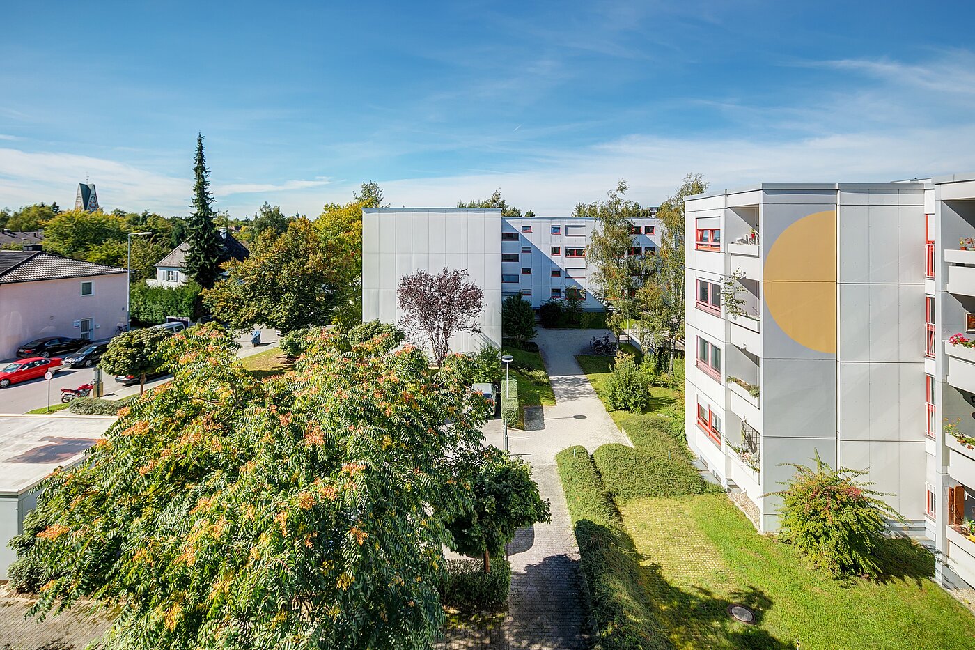 多层公寓 与 2.5 房间 | München-Hadern | 70393 | Ausblick von der Loggia