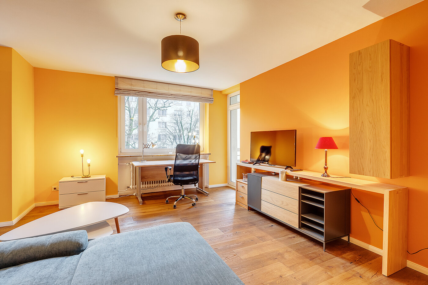 多层公寓 与 2 房间 | München-Bogenhausen | 70287 | Helles Wohnzimmer mit...