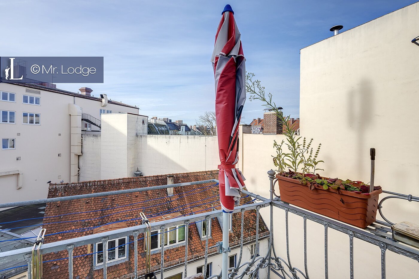 多层公寓 与 2.5 房间 | München-Haidhausen | 1710D2 | Balkonaussicht