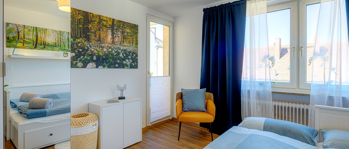 公寓 München Lehel 03 第二卧室 10088