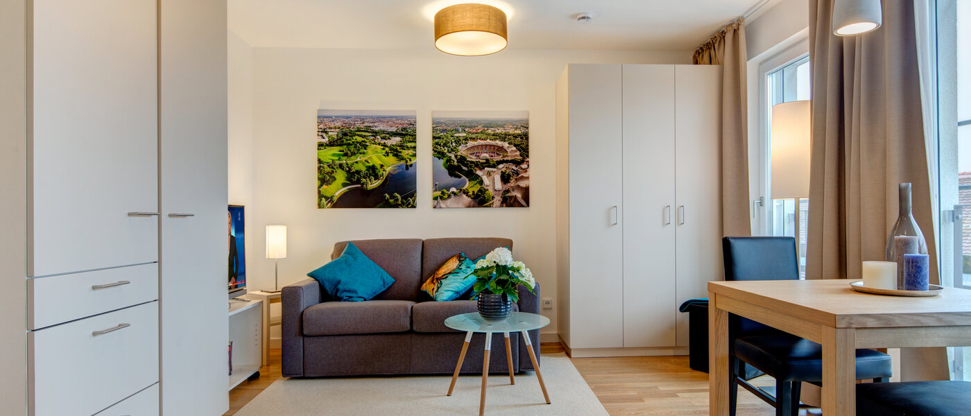 公寓 München Am Hart 01 客厅 10426