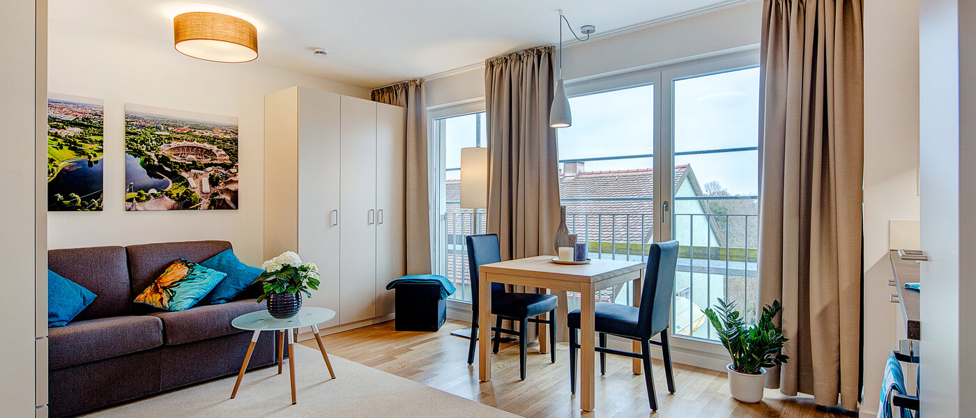 公寓 München Am Hart 03 客厅 10426