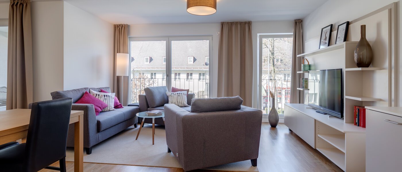 公寓 München Am Hart 01 客厅 10529