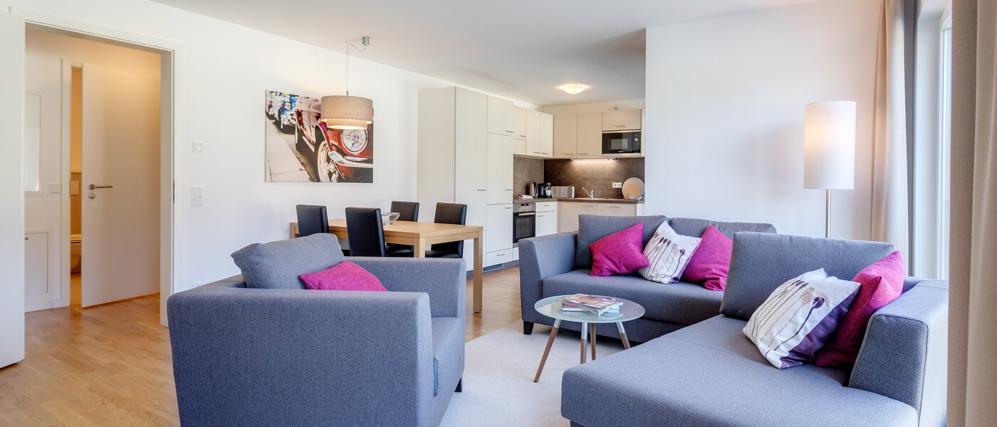 公寓 München Am Hart 02 客厅 10529