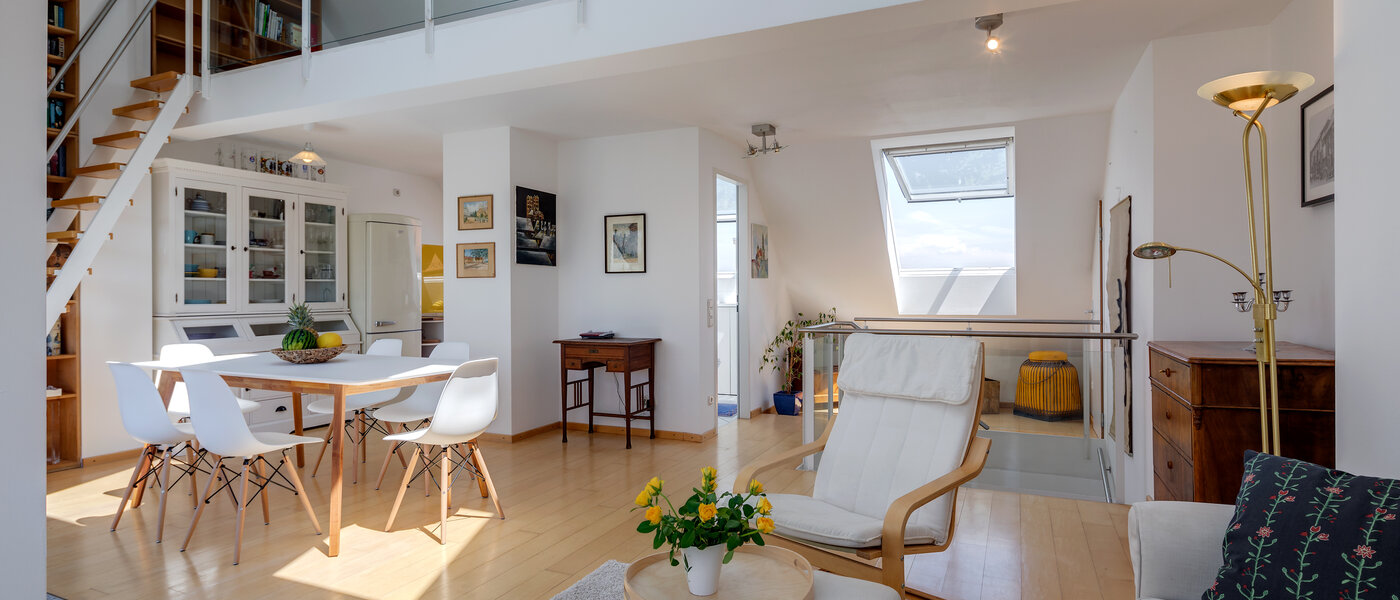 复式公寓 München Sendling 03 客厅 10582