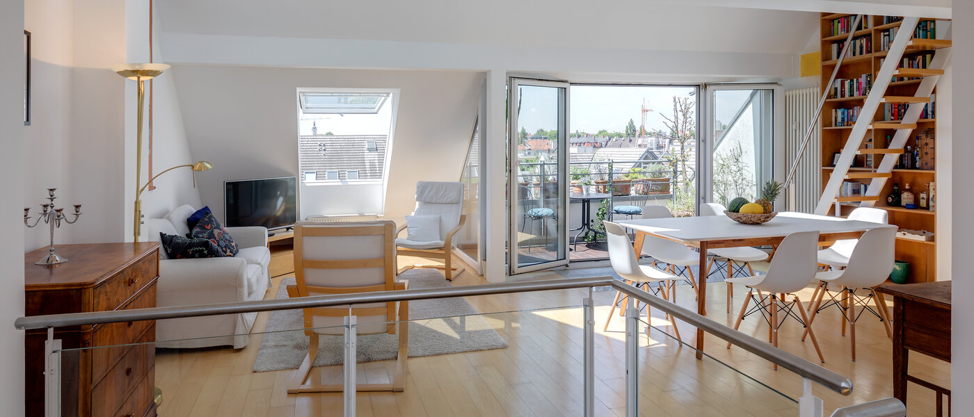 复式公寓 München Sendling 06 客厅 10582