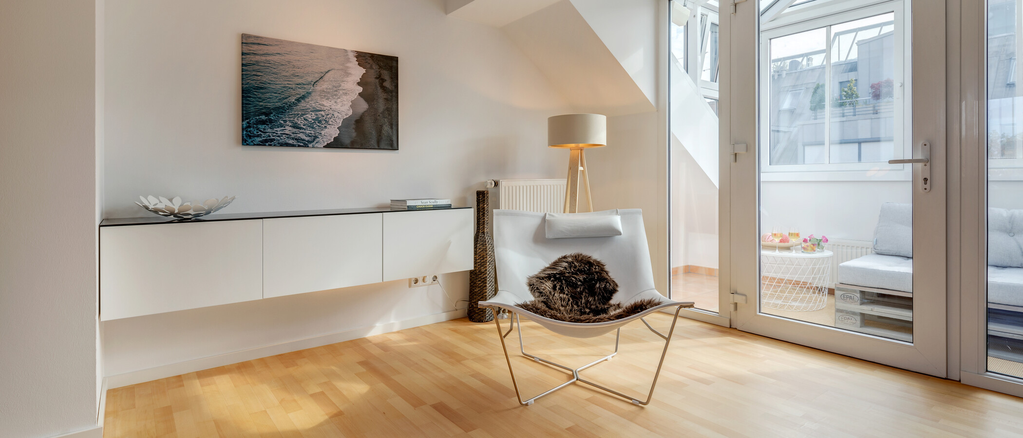 阁楼公寓 München Schwabing-Nord (zw. Belgrad- & Leopoldstraße) 04 客厅 10759