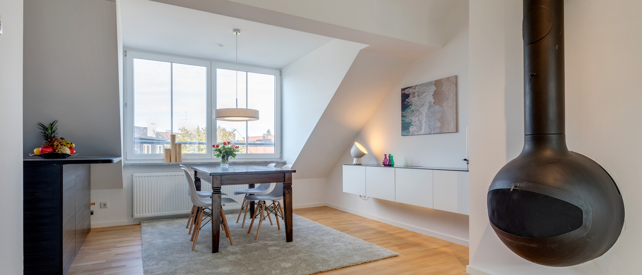 阁楼公寓 München Schwabing-Nord (zw. Belgrad- & Leopoldstraße) 05 客厅 10759