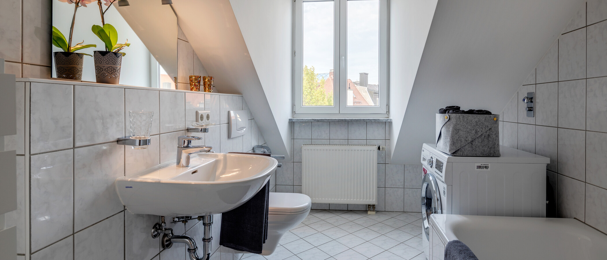 阁楼公寓 München Schwabing-Nord (zw. Belgrad- & Leopoldstraße) 01 卫生间 10759