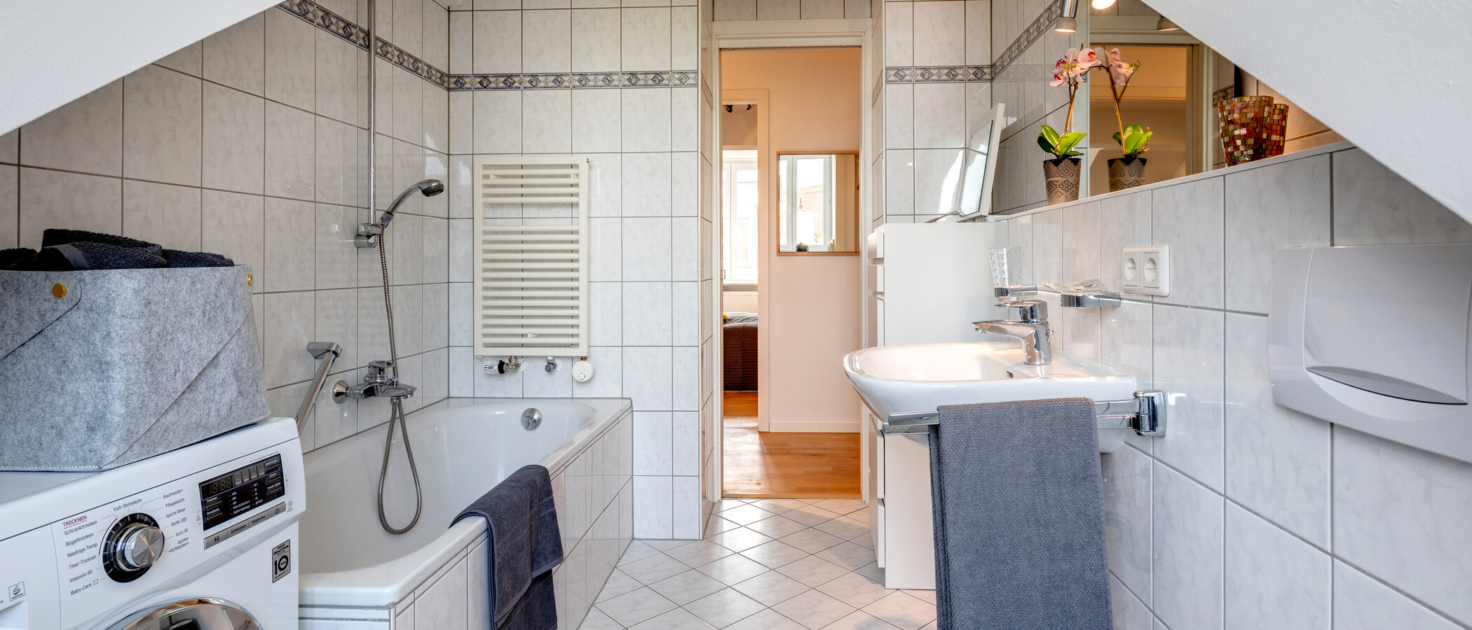 阁楼公寓 München Schwabing-Nord (zw. Belgrad- & Leopoldstraße) 04 卫生间 10759