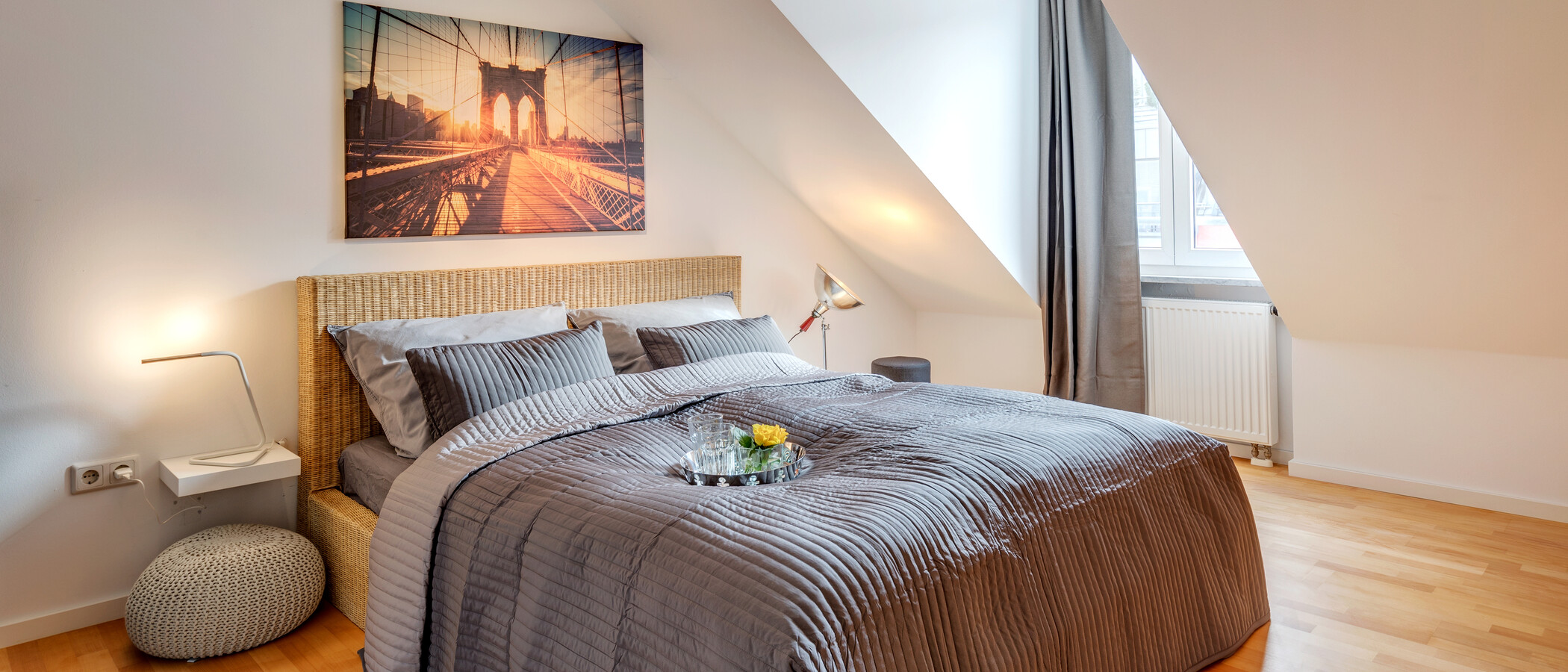 阁楼公寓 München Schwabing-Nord (zw. Belgrad- & Leopoldstraße) 01 睡眠区 10759