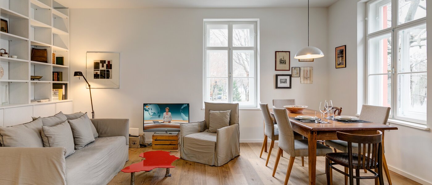 公寓 München Nymphenburg-Gern 01 客厅 10861