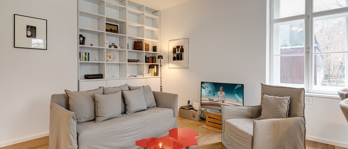 公寓 München Nymphenburg-Gern 05 客厅 10861