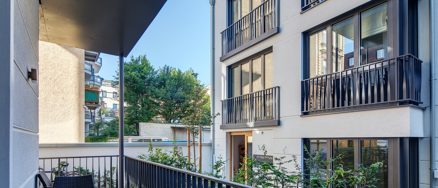 公寓 München Maxvorstadt - Rund um den Josephplatz 01 阳台 10863