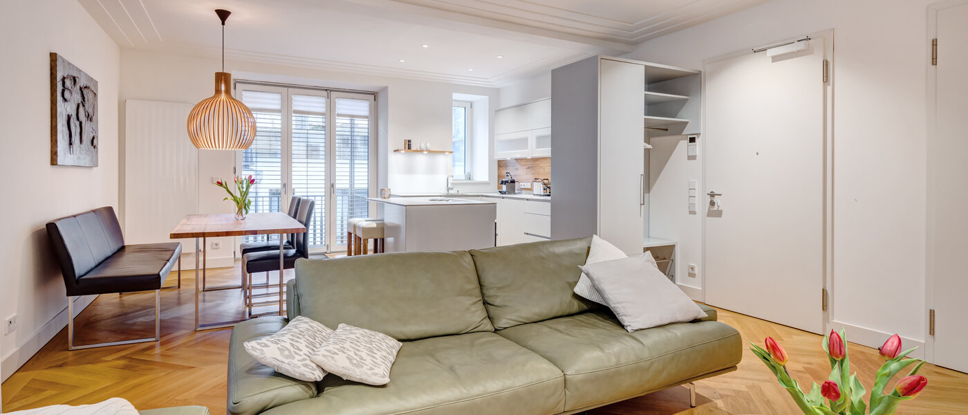 公寓 München Maxvorstadt - Rund um den Josephplatz 04 生活区 10866