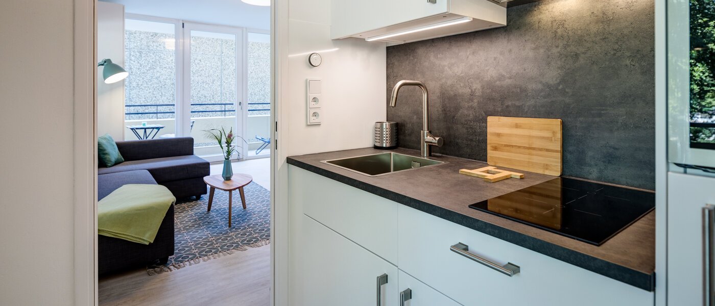 公寓 München Schwabing-West (rund um den Bonner Platz) 01 厨房 11195