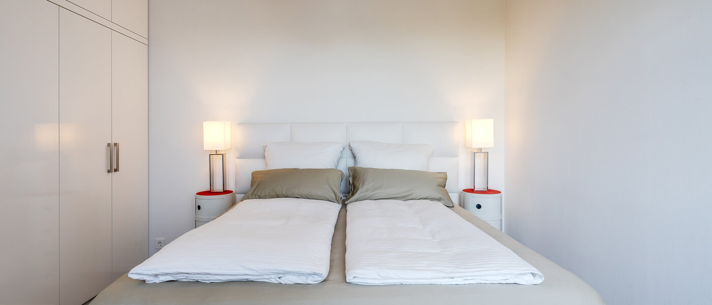 屋顶露台公寓 München Arabellapark 01 卧室 11226