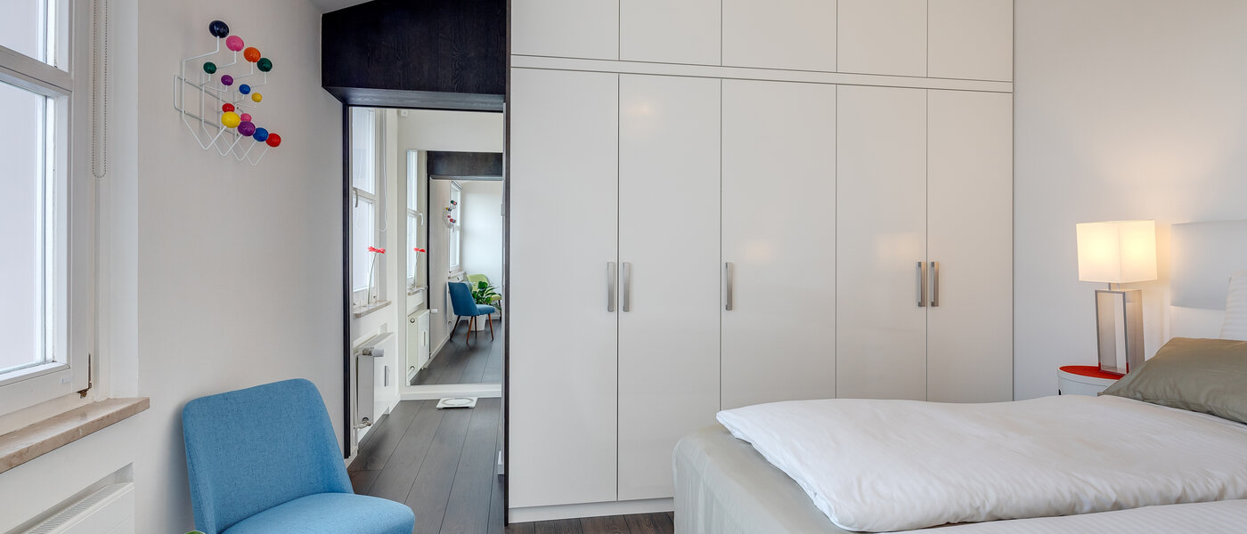 屋顶露台公寓 München Arabellapark 04 卧室 11226