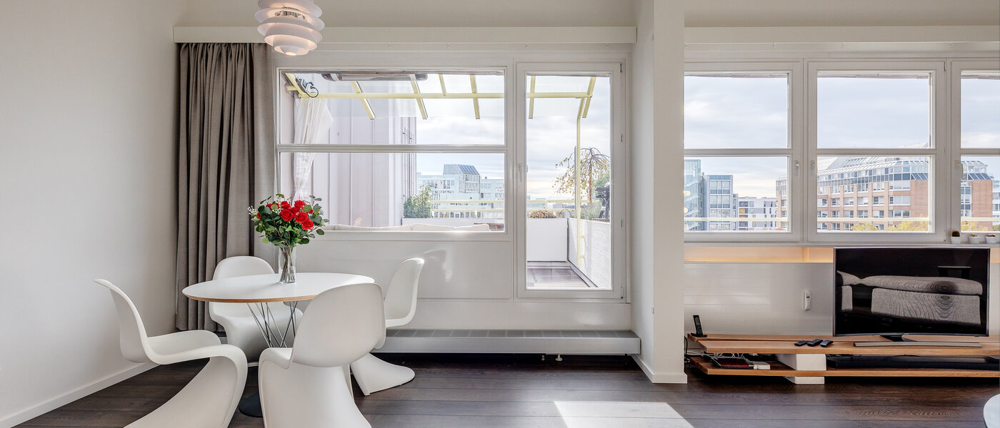 屋顶露台公寓 München Arabellapark 02 生活区 11226