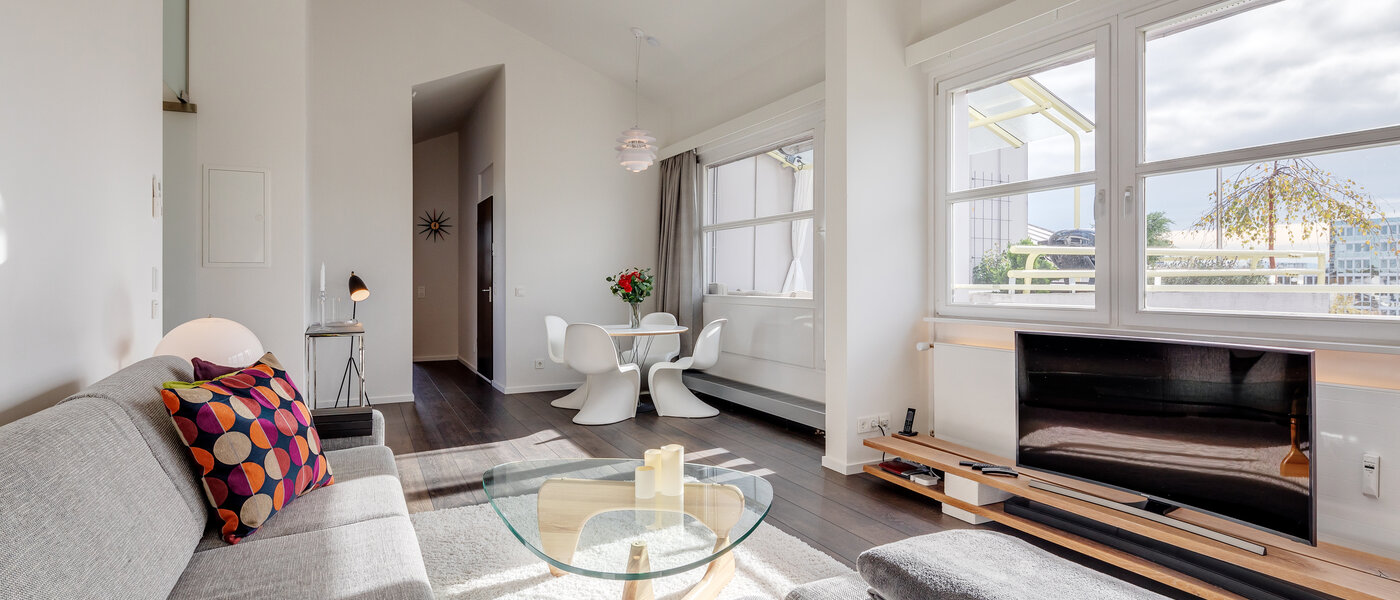 屋顶露台公寓 München Arabellapark 03 生活区 11226