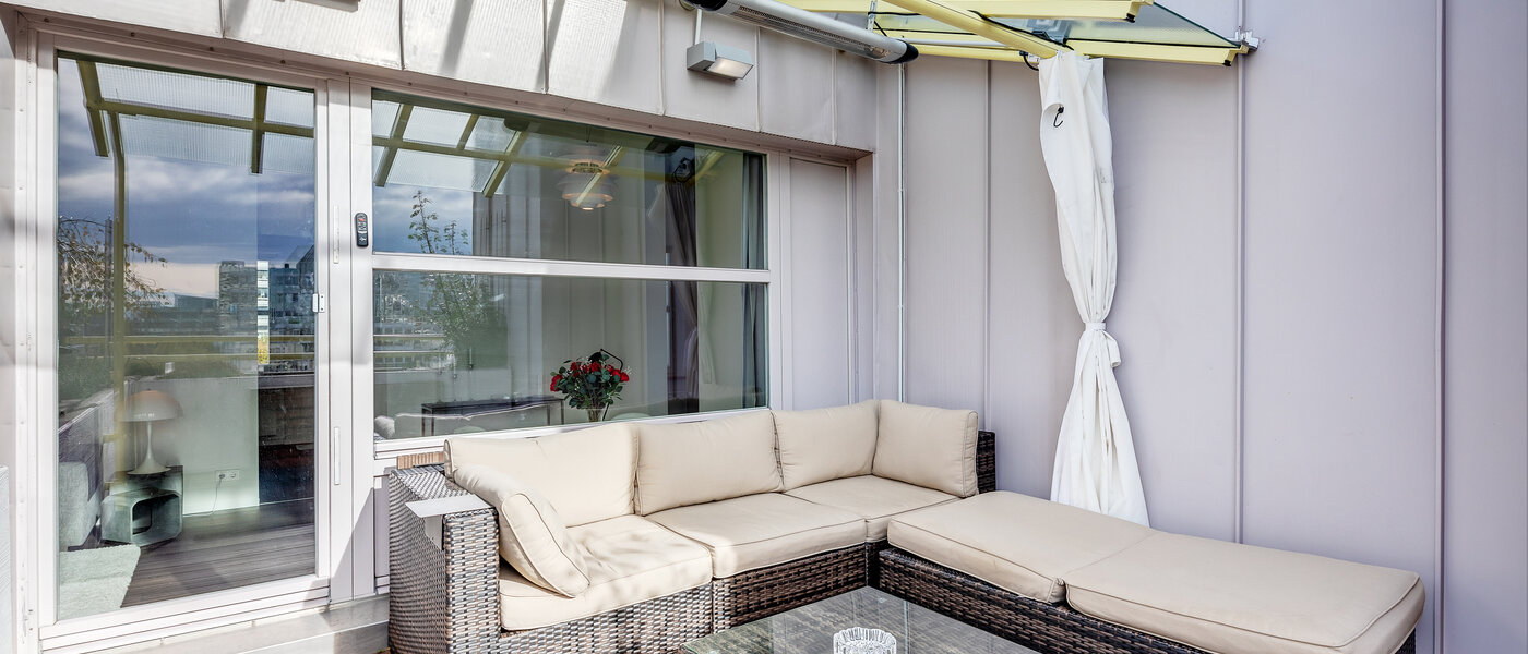 屋顶露台公寓 München Arabellapark 01 屋顶露台 11226