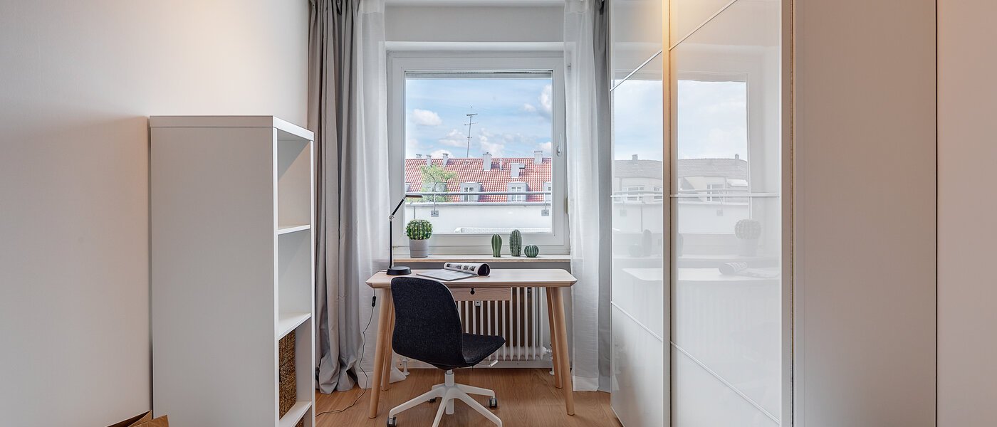 公寓 München Ludwigsvorstadt 02 第二卧室 11328