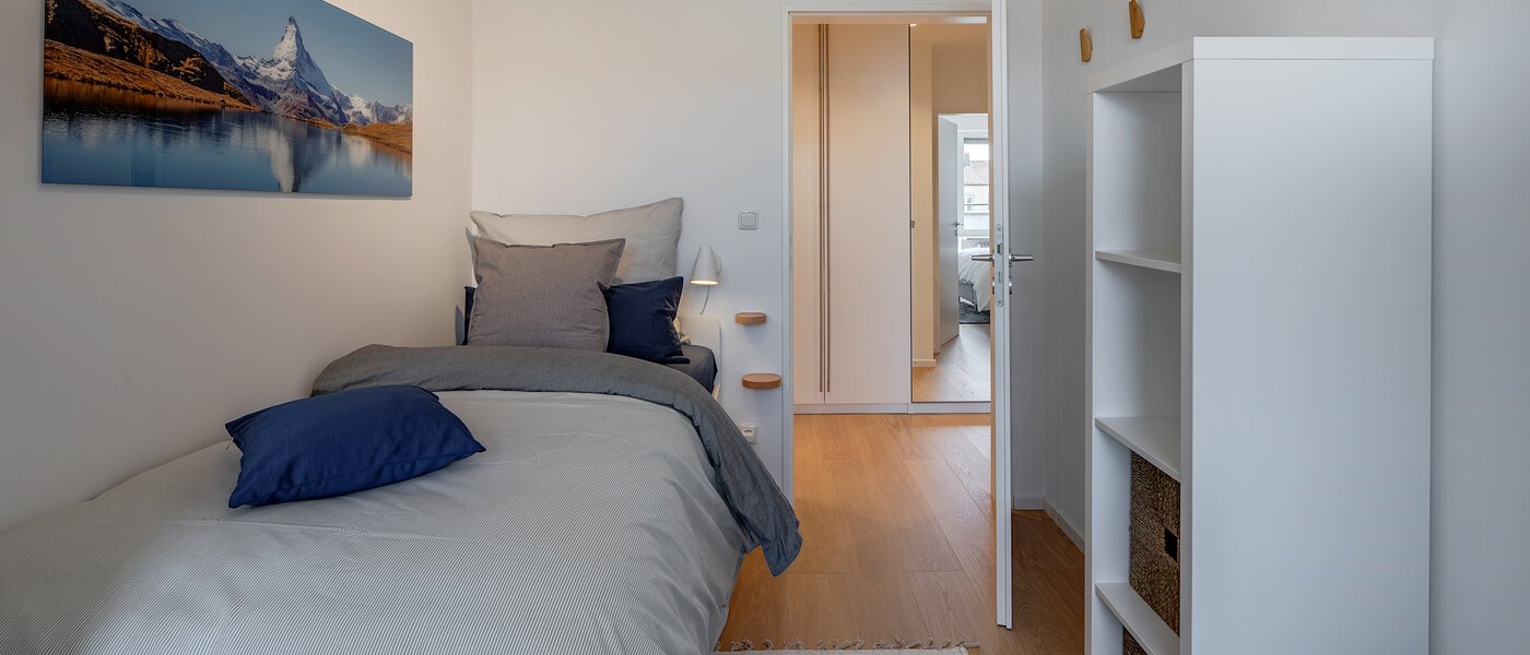 公寓 München Ludwigsvorstadt 03 第二卧室 11328