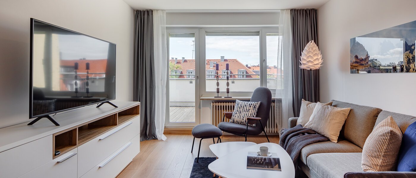 公寓 München Ludwigsvorstadt 02 生活区 11328