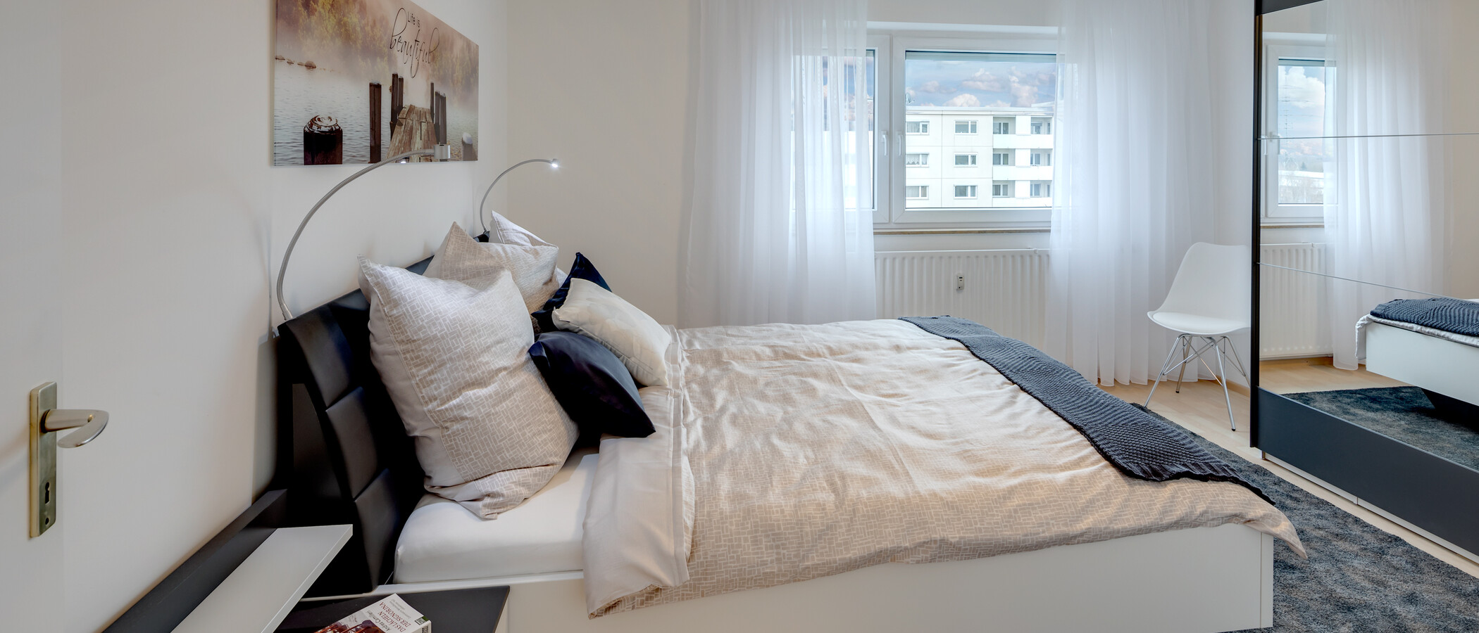 公寓 München Johanneskirchen 01 卧室 11347