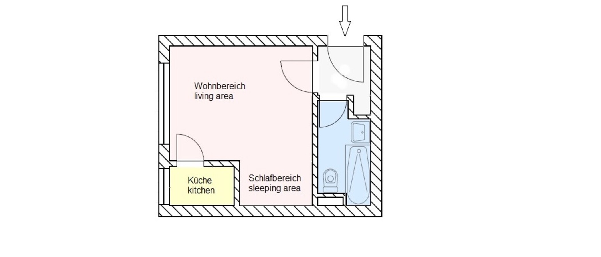 公寓 München Fasangarten 01 平面图 11437