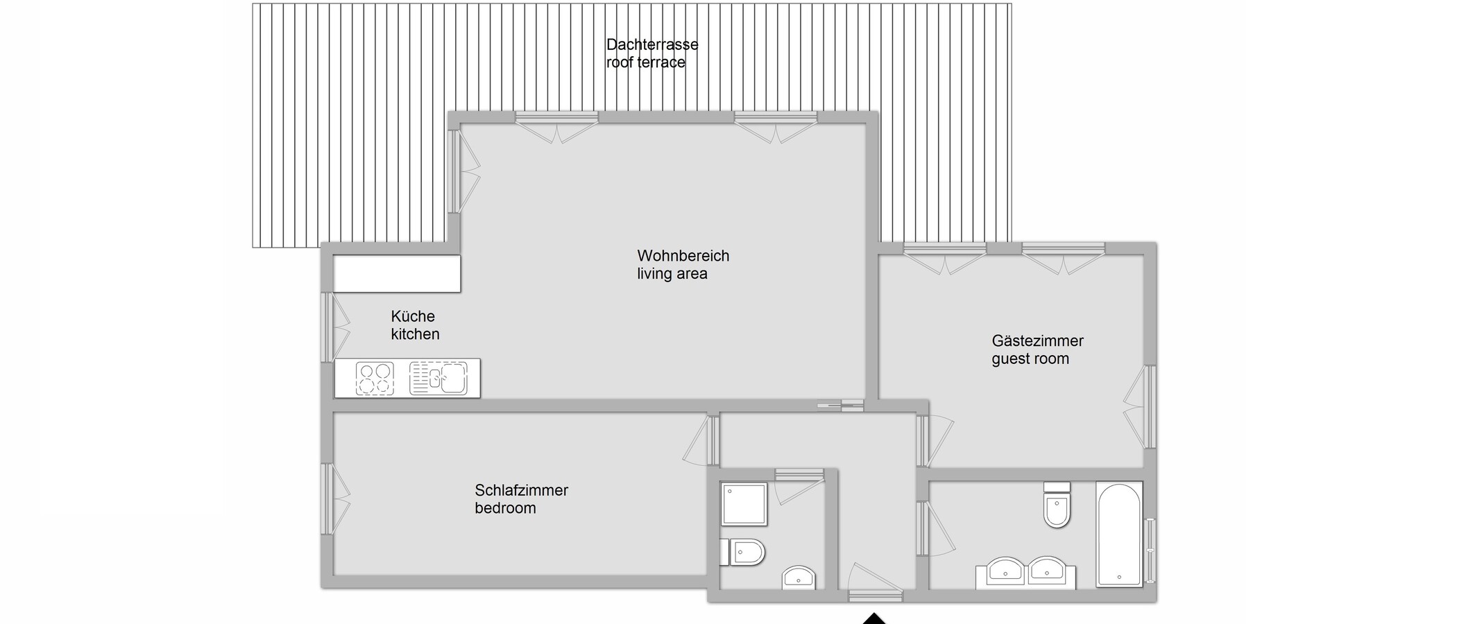 公寓 München Nymphenburg 01 平面图 11535