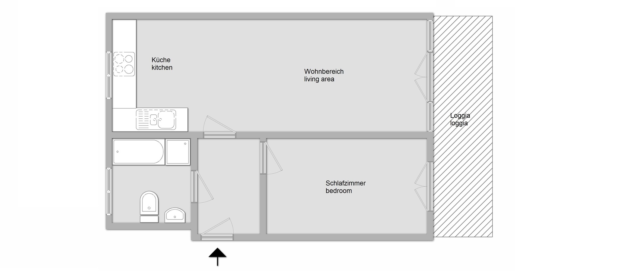 公寓 München Messestadt Riem 01 平面图 11711