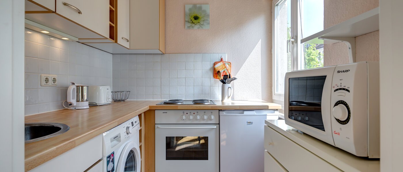 公寓 München Schwabing-West (rund um den Hohenzollernplatz) 01 厨房 1187